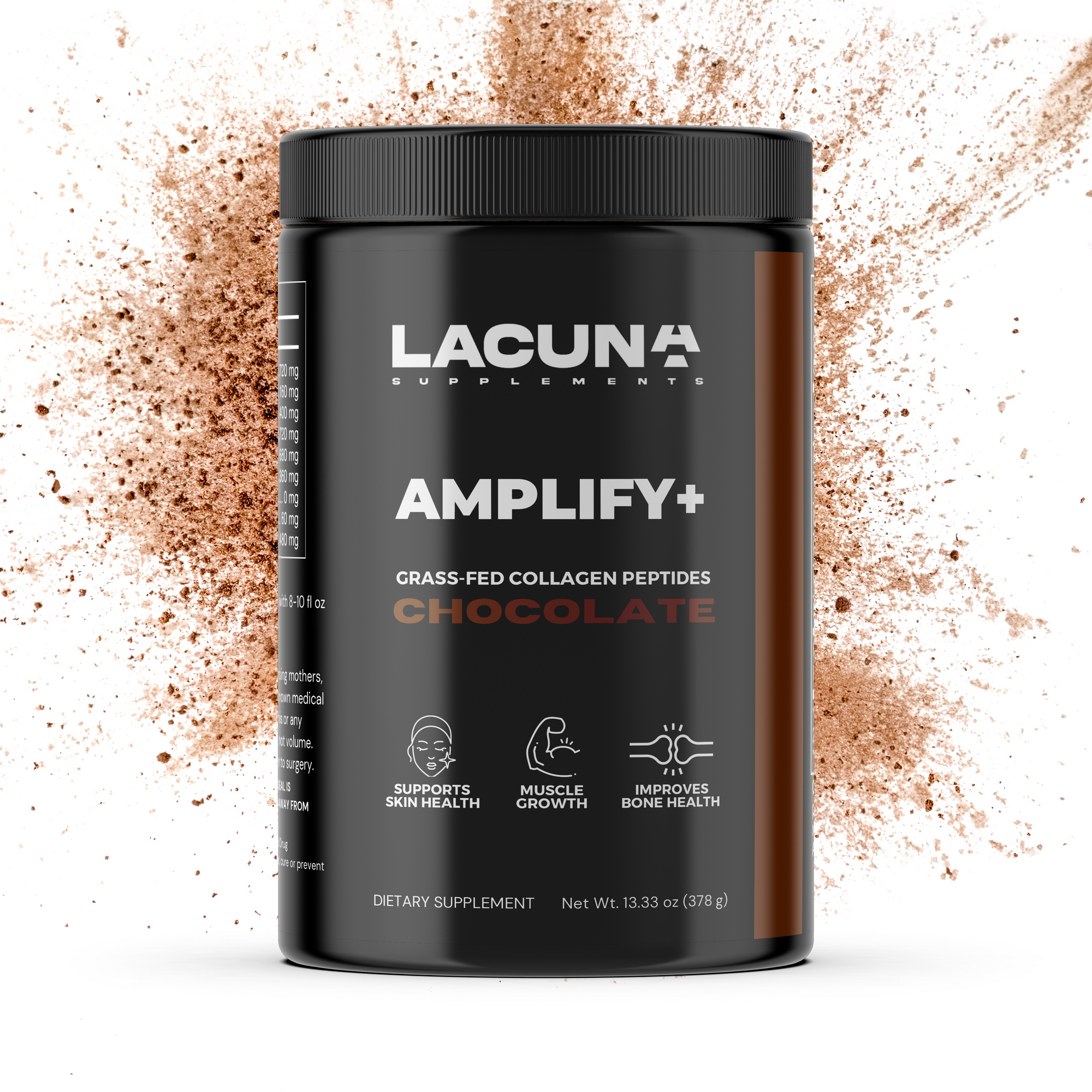 Amplify+ Chocolate Collagen Peptides Powder